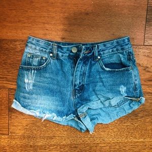 tobi denim shorts